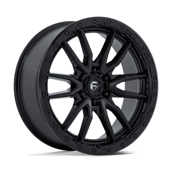 Rebel - 22in, Cast Aluminum, Matte Black, 22X9, 6X5.5, 20mm, 194933327010,, 194933327010