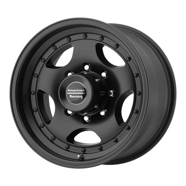 AR23 - 15in, Cast Aluminum, Satin Black W/ Clear Coat, 15X8, 5X4.5, -19mm, 885463091082, SAE, 885463091082
