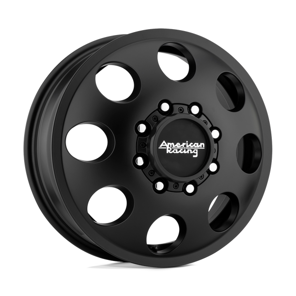 Baja Dually - 17in, Cast Aluminum, Satin Black, 17X6, 8X6.5, 111mm, 885463778358,, 885463778358