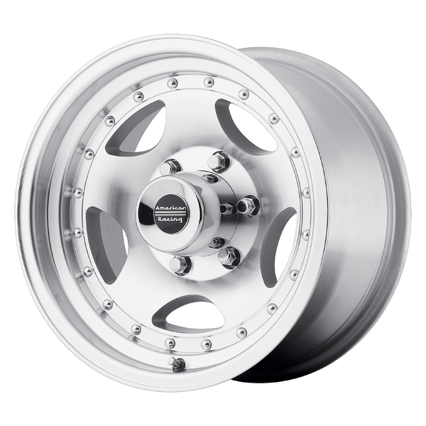AR23 - 15in, Cast Aluminum, Machined W/ Clear Coat, 15X10, 5X5.5, -44mm, 761138430496, SAE, 761138430496