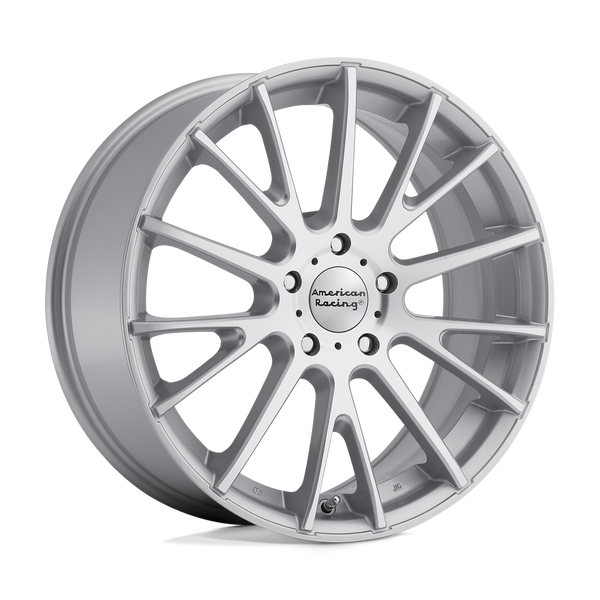 AR904 - 16in, Cast Aluminum, Silver Machined, 16X7, 5X4.5, 40mm, 885463089812, SAEJ2530 JWL VIA, 885463089812