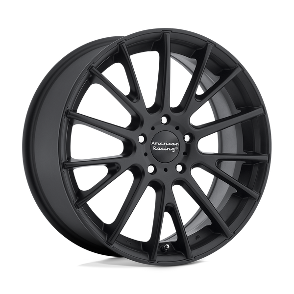 AR904 - 16in, Cast Aluminum, Satin Black, 16X7, 5X4.5, 40mm, 885463089591, SAEJ2530 JWL VIA, 885463089591