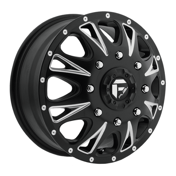 Throttle - 17in, Cast Aluminum, Matte Black Milled, 17X6.5, 8X210, 129mm, 885463835129,, 885463835129