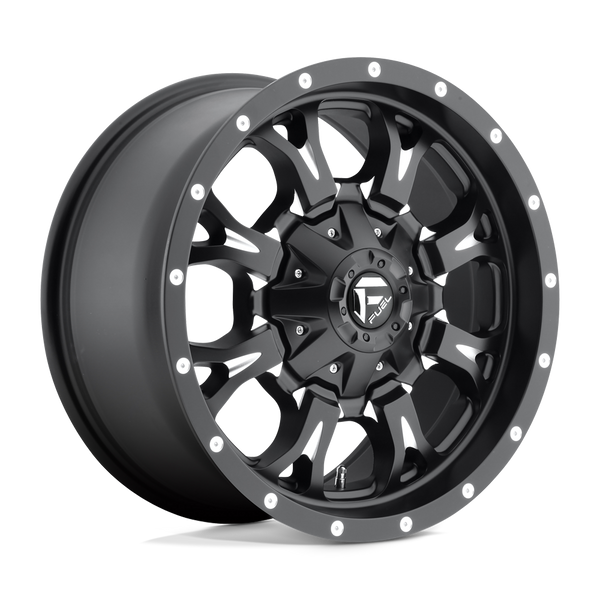 Krank - 18in, Cast Aluminum, Matte Black Milled, 18X9, 6X135/5.5, 20mm, 885463836263,, 885463836263