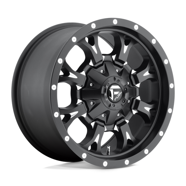 Krank - 17in, Cast Aluminum, Matte Black Milled, 17X9, 6X135/5.5, 20mm, 885463836126,, 885463836126