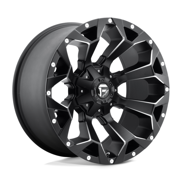 Assault - 20in, Cast Aluminum, Matte Black Milled, 20X9, 6X120, 7mm, 885463843063,, 885463843063