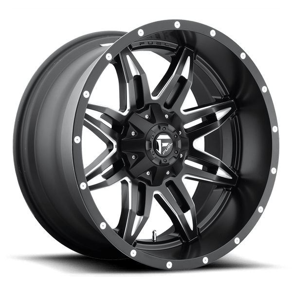 Lethal - 15in, Cast Aluminum, Matte Black Milled, 15X10, 5X4.5/4.75, -43mm, 885463847054,, 885463847054