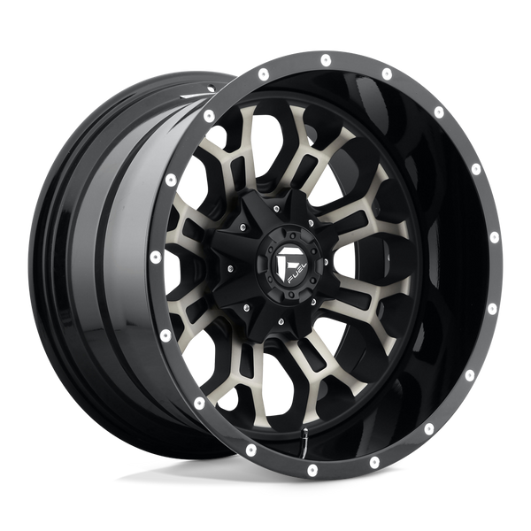 Crush - 17in, Cast Aluminum, Gloss Mach Double Dark Tint, 17X9, 6X135/5.5, 1mm, 885463845838,, 885463845838