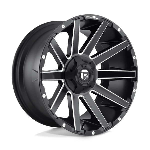 Contra - 20in, Cast Aluminum, Matte Black Milled, 20X10, 6X135/5.5, -19mm, 885463860435, SAE J2530 JWL VIA, 885463860435