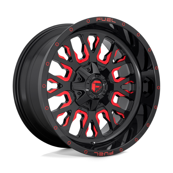 Stroke - 20in, Cast Aluminum, Gloss Black Red Tinted Clear, 20X10, 6X135/5.5, -19mm, 885463859064,, 885463859064