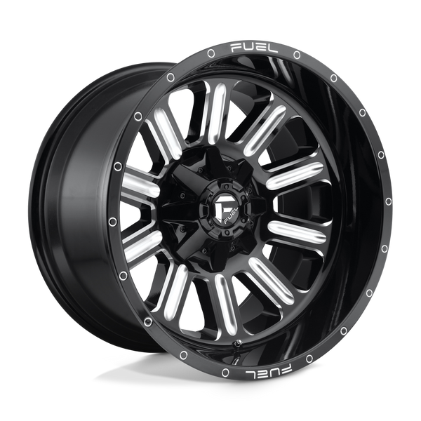 Hardline - 20in, Cast Aluminum, Gloss Black Milled, 20X9, 6X135/5.5, 2mm, 885463862125,, 885463862125