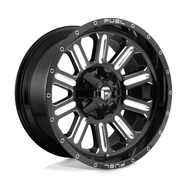 Hardline - 20in, Cast Aluminum, Gloss Black Milled, 20X10, 8X170, -18mm, 885463861869,, 885463861869