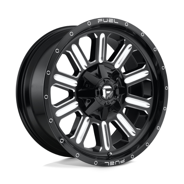 Hardline - 20in, Cast Aluminum, Gloss Black Milled, 20X9, 8X180, 1mm, 885463862026,, 885463862026
