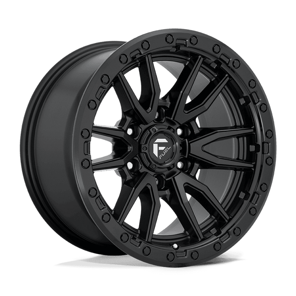 Rebel - 16in, Cast Aluminum, Matte Black, 16X8, 6X5.5, 1mm, 194933114184,, 194933114184