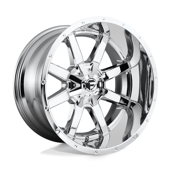 Maverick - 17in, Cast Aluminum, Chrome Plated, 17X9, 8X6.5, -12mm, 885463838762,, 885463838762