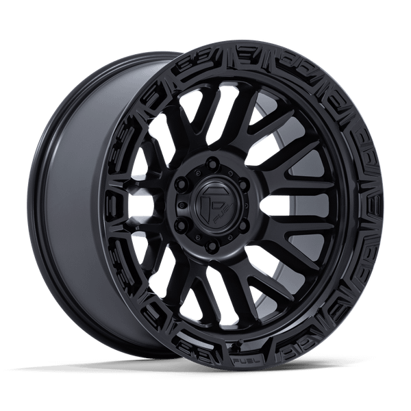 Rail - 17in, Cast Aluminum, Matte Black W/ Gloss Black Lip, 17X9, 6X5.5, -12mm, 194933403011, SAEJ2530, 194933403011