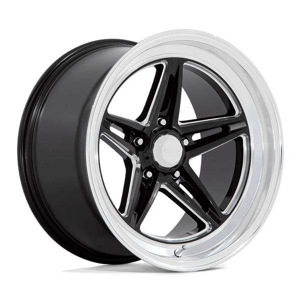 Groove - 18in, Flow Formed Aluminum, Gloss Black W/ Diamond Cut Lip, 18X8, 5X4.75, 0mm, 194933199310, SAE J2530 JWL VIA, 194933199310