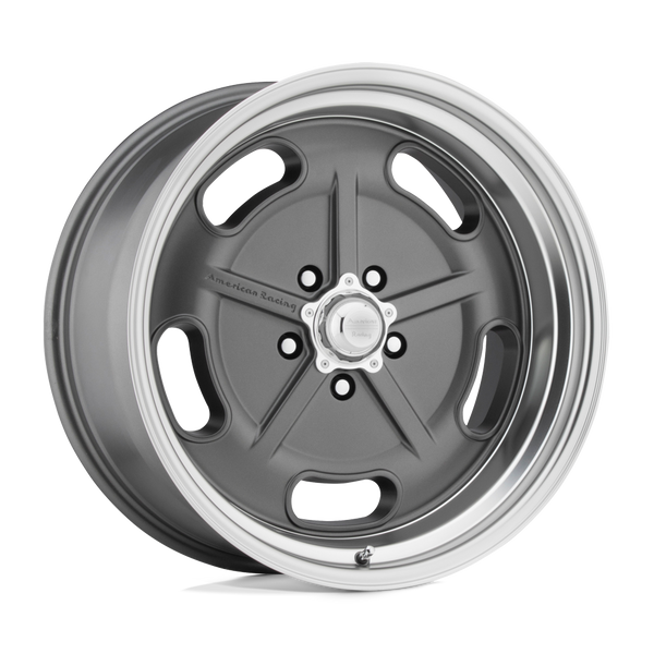 Salt Flat - 17in, Cast Aluminum, Mag Gray W/ Diamond Cut Lip, 17X8, 5X4.5, 0mm, 885463727295, SAEJ2530, 885463727295