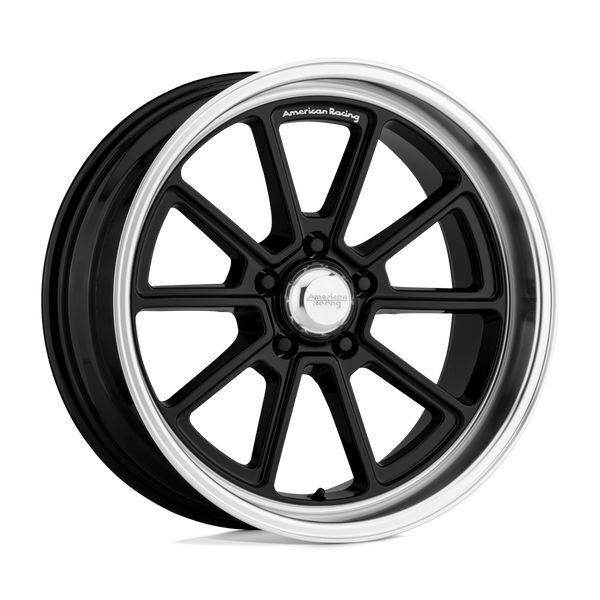 Draft - 18in, Flow Formed Aluminum, Gloss Black W/ Diamond Cut Lip, 18X10, 5X4.5, 12mm, 885463734439, SAEJ2530, 885463734439