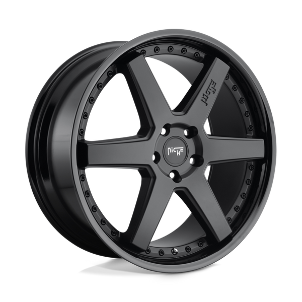 Altair - 20in, Cast Aluminum, Gloss Black Matte Black, 20X9, 5X120, 35mm, 885463884035,, 885463884035