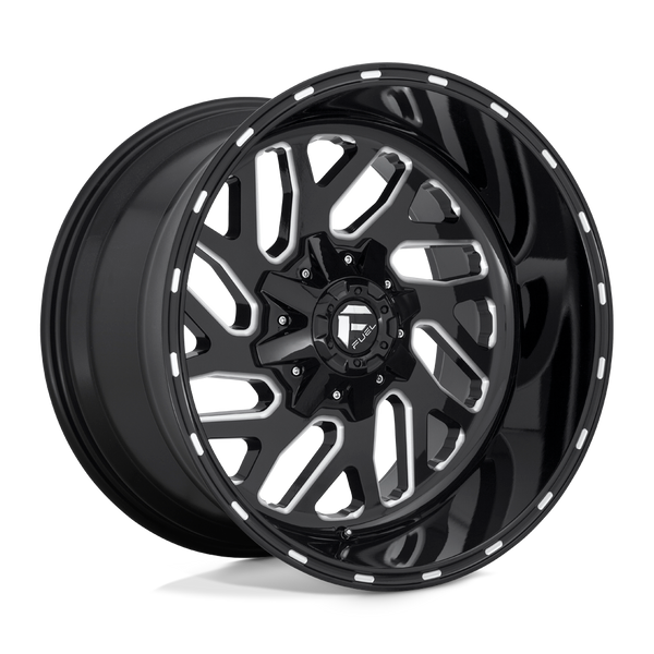 Triton - 18in, Cast Aluminum, Gloss Black Milled, 18X9, 8X6.5, -12mm, 885463850894,, 885463850894