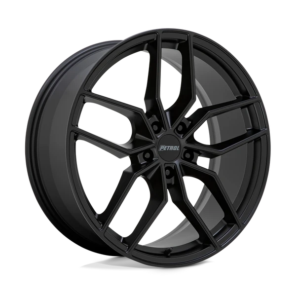 P5C - 18in, Cast Aluminum, Matte Black, 18X8, 5X4.25, 40mm, 195338080548, 195338080548