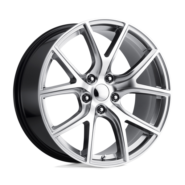 PR181 - 20in, Cast Aluminum, Hyper Silver Machined, 20X9, 5X5.0, 34mm, 757558019069, 757558019069