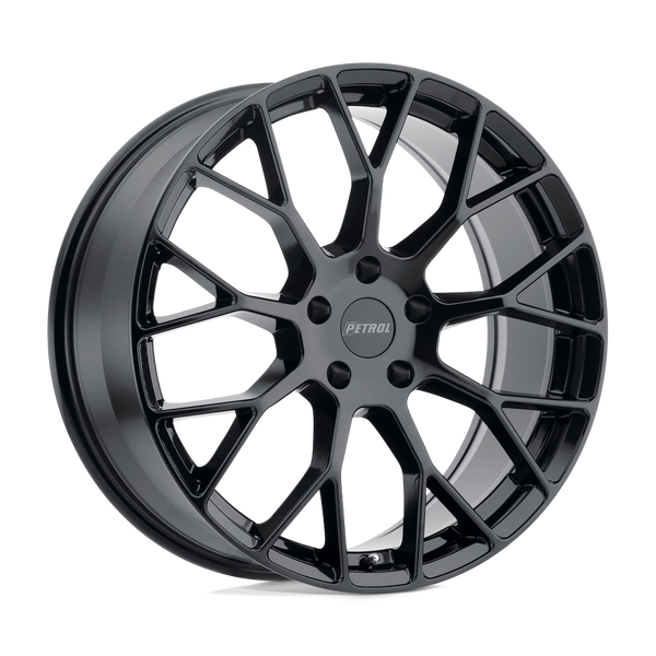 P2B - 15in, Cast Aluminum, Gloss Black, 15X7, 4X100, 40mm, 195338030222, 195338030222