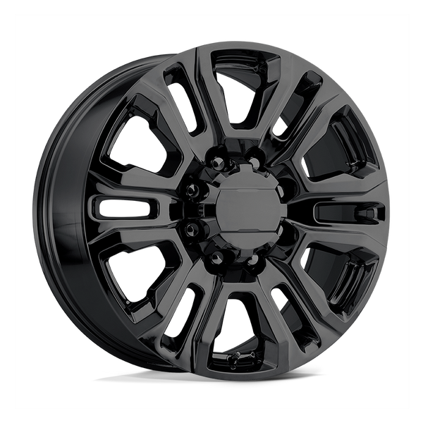 PR207 - 22in, Flow Formed Aluminum, Gloss Black, 22X8.5, 8X180, 44mm, 194933374748, SAE J2530 JWL VIA, 194933374748