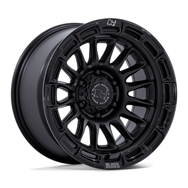 Rival - 20in, Cast Aluminum, Matte Black W/ Gloss Blk-Lp, 20X9, 6X5.5, 1mm, 194933420971, SAE J2530 JWL VIA, 194933420971