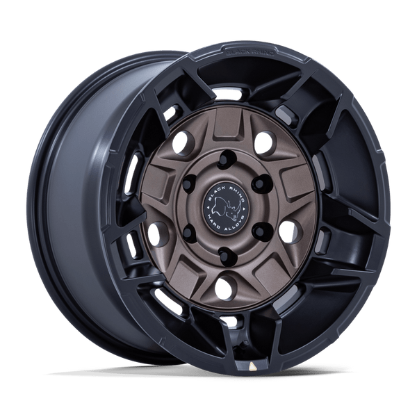 Guard - 17in, Cast Aluminum, Burnt Bronze W/ Matte Blk-Lp, 17X8.5, 6X5.5, 25mm, 194933401710, SAEJ2530, 194933401710