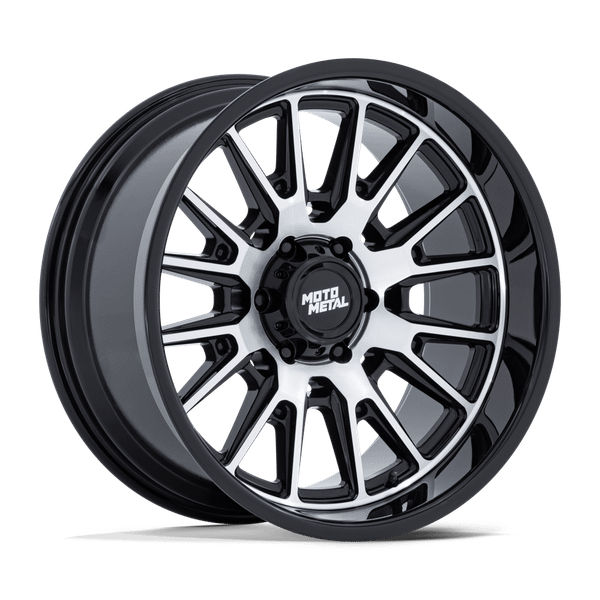 Tekton - 20in, Cast Aluminum, Gloss Black W/ Machined Face, 20X10, 5X5.0, -18mm, 194933401611, SAEJ2530, 194933401611