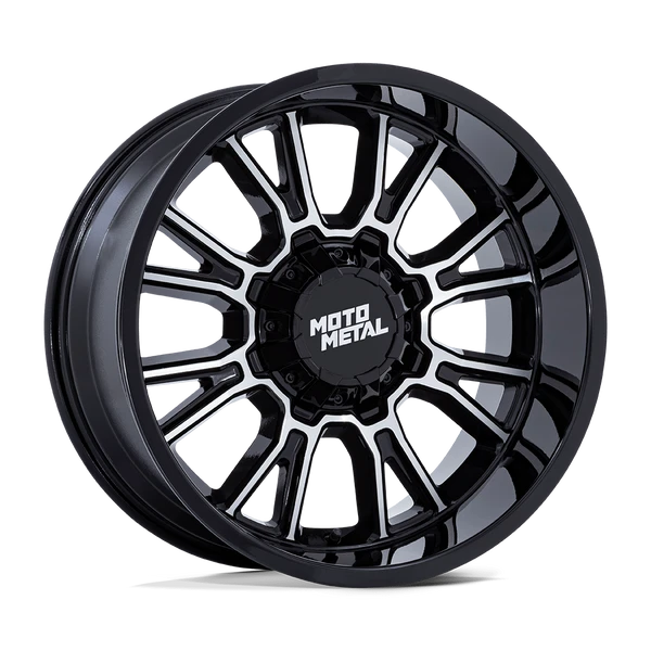 Legacy - 22in, Cast Aluminum, Gloss Black Machined, 22X9, 8X170, 1mm, 194933386864, SAE J2530 JWL VIA, 194933386864
