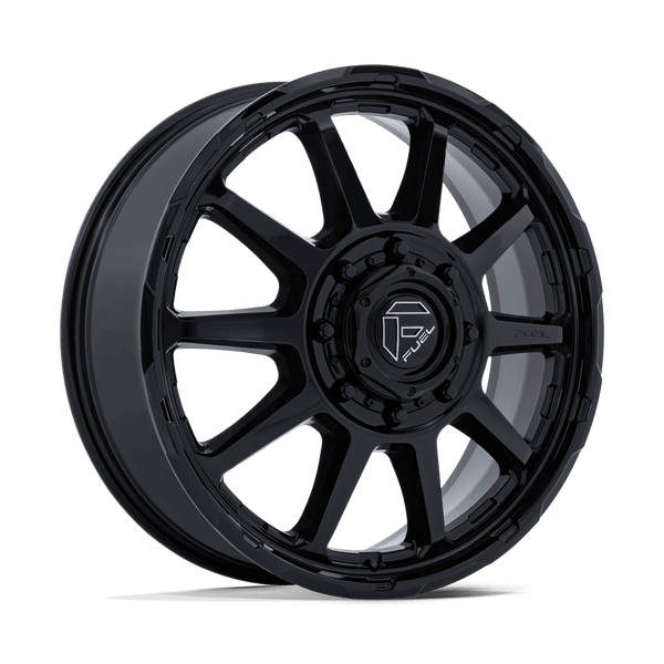 Circuit Dually - 22in, Cast Aluminum, Gloss Black, 22X8.25, 10X225, 105mm, 194933445851, SAE J2530 JWL VIA, 194933445851