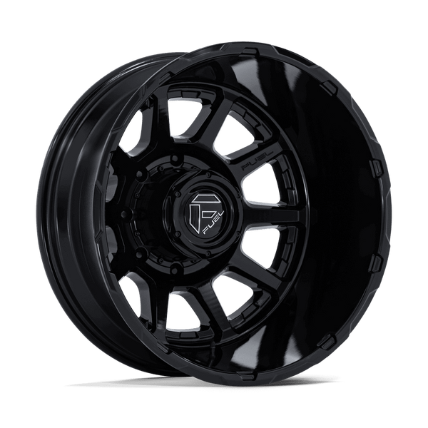 Circuit Dually - 22in, Cast Aluminum, Gloss Black, 22X8.25, 10X225, -202mm, 194933445844, SAE J2530 JWL VIA, 194933445844