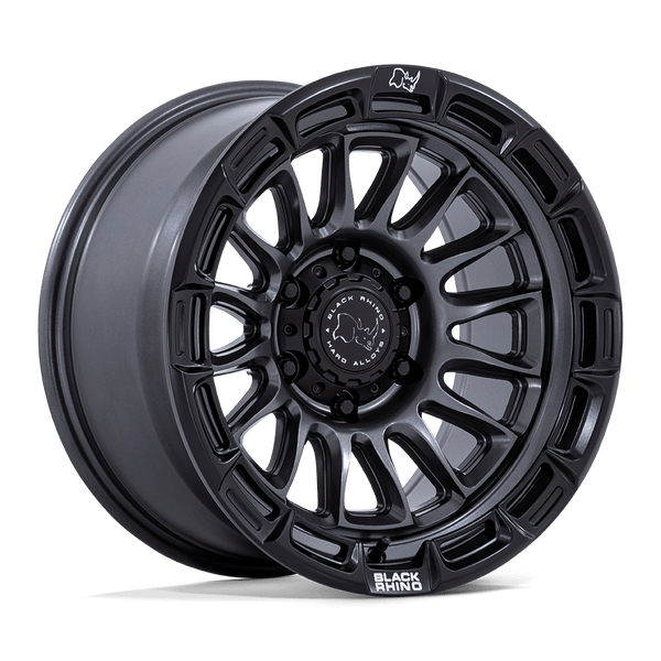 Rival - 20in, Cast Aluminum, Matte Gunmetal W/ Matte Blk-Lp, 20X9, 6X5.5, 1mm, 194933421015, SAE J2530 JWL VIA, 194933421015