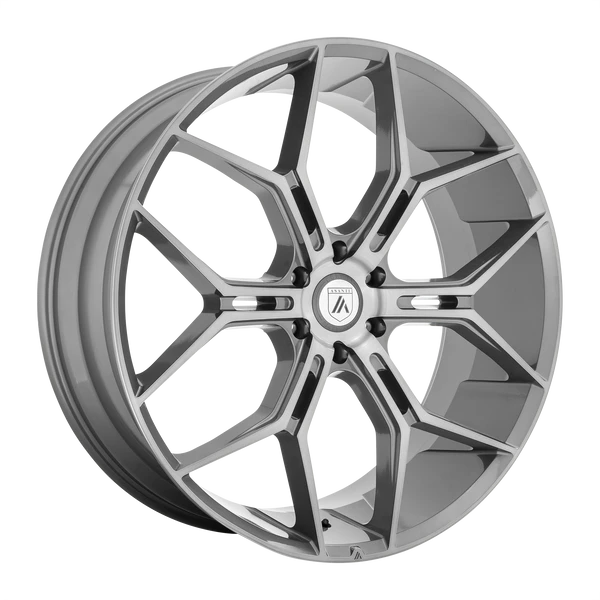 Monarch Truck - 22in, Cast Aluminum, Titanium Brushed, 22X9.5, 6X5.5, 20mm, 194933103393, SAEJ2530, 194933103393