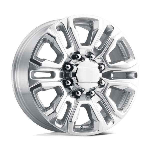 PR207 - 20in, Cast Aluminum, Polished W/ Clear Coat, 20X8.5, 8X6.5, 15mm, 757558761517, SAE J2530 JWL VIA, 757558761517