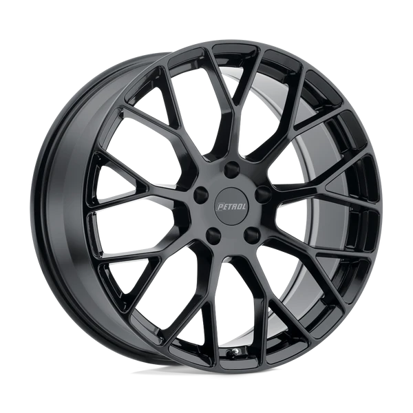 P2B - 20in, Cast Aluminum, Gloss Black, 20X8.5, 5X120, 35mm, 195338034367, 195338034367