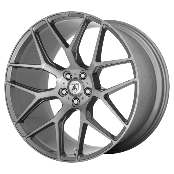 Dynasty - 20in, Flow Formed Aluminum, Titanium Brushed, 20X10.5, 5X120, 38mm, 885463821245, SAEJ2530, 885463821245