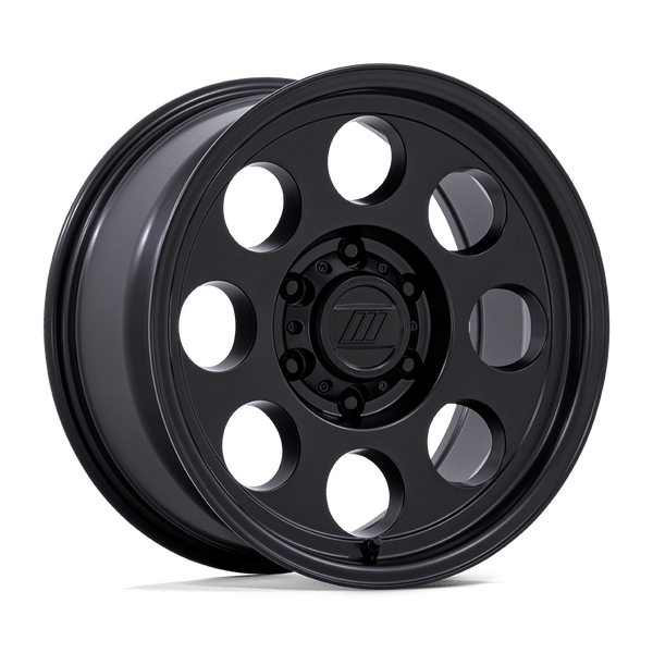 Heritage - 17in, Cast Aluminum, Matte Black, 17X8, 8X6.5, 0mm, 194933379804, SAE J2530 JWL VIA, 194933379804