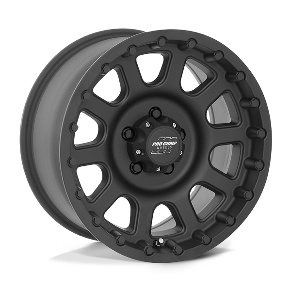 Bandido - 17in, Cast Aluminum, Flat Black, 17X9, 6X5.5, -6mm, 844658018662, 844658018662