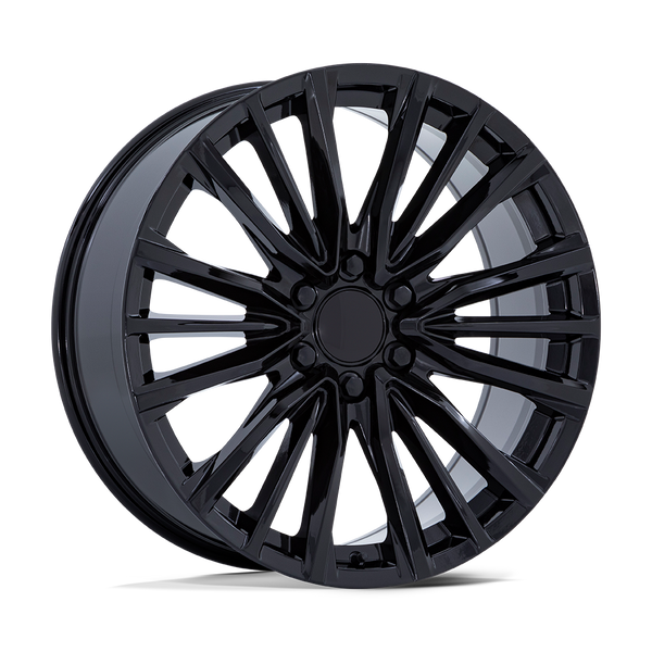 PR223 - 22in, Cast Aluminum, Gloss Black, 22X9, 6X5.5, 28mm, 194933337354, SAE J2530 JWL VIA, 194933337354