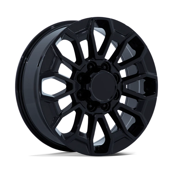PR228 - 22in, Cast Aluminum, Gloss Black, 22X8.5, 8X170, 40mm, 194933384419, SAE J2530 JWL VIA, 194933384419