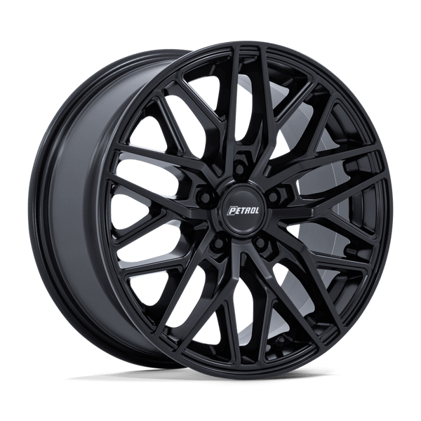P3E - 18in, Cast Aluminum, Matte Black, 18X8, 5X110, 40mm, 194933393206, SAE J2530 JWL VIA, 194933393206