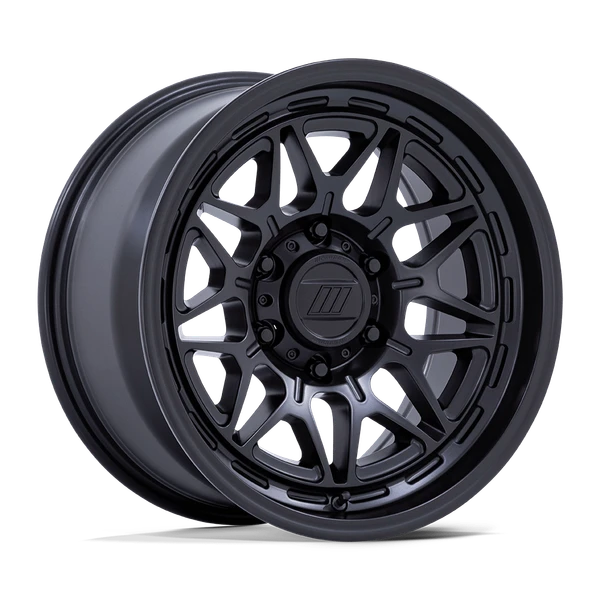 Basecamp - 17in, Cast Aluminum, Matte Black, 17X8, 5X4.5, 20mm, 194933347841, SAE J2530 JWL VIA, 194933347841