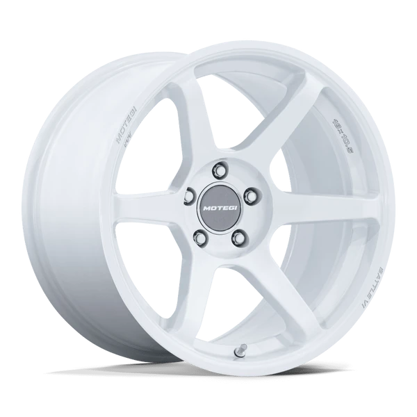 Battle VI - 18in, Flow Formed Aluminum, Matsuri White Pearl, 18X8.5, 5X100, 30mm, 194933400683, SAE J2530 JWL VIA, 194933400683