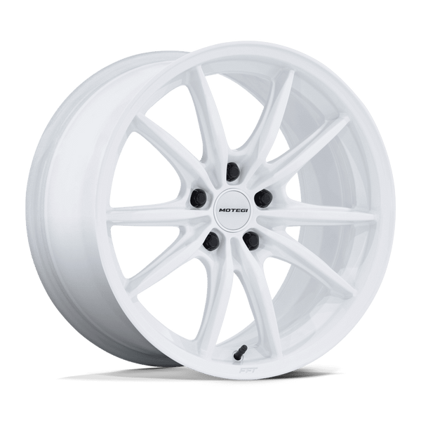 Zentoku - 18in, Flow Formed Aluminum, Gloss White, 18X9.5, 5X4.5, 35mm, 194933396733, SAE J2530 JWL VIA, 194933396733