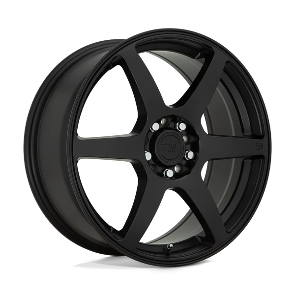 CS6 - 18in, Cast Aluminum, Satin Black, 18X8, 5X4.25/4.5, 45mm, 885463814858, SAEJ2530 JWL VIA, 885463814858