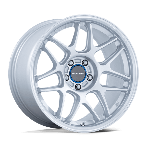 Tsubaki - 18in, Flow Formed Aluminum, Hyper Silver W/ Machined Lip, 18X9.5, 5X120, 35mm, 194933333486, SAE J2530 JWL VIA, 194933333486